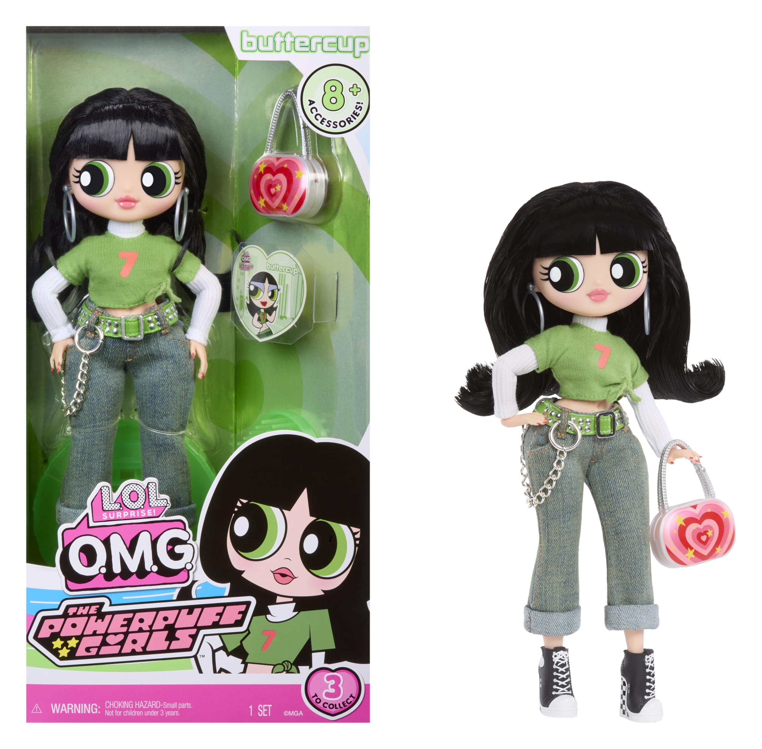 Amazon.com: LOL Surprise OMG The Powerpuff Girls Doll - Buttercup